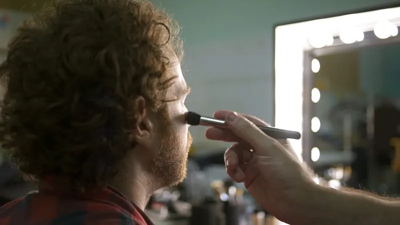 Victor Vidal - Trujillo, actor, maquillaje en camerino